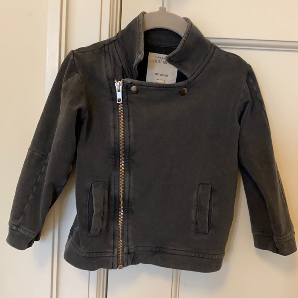 Organic cotton motorcycle jacket